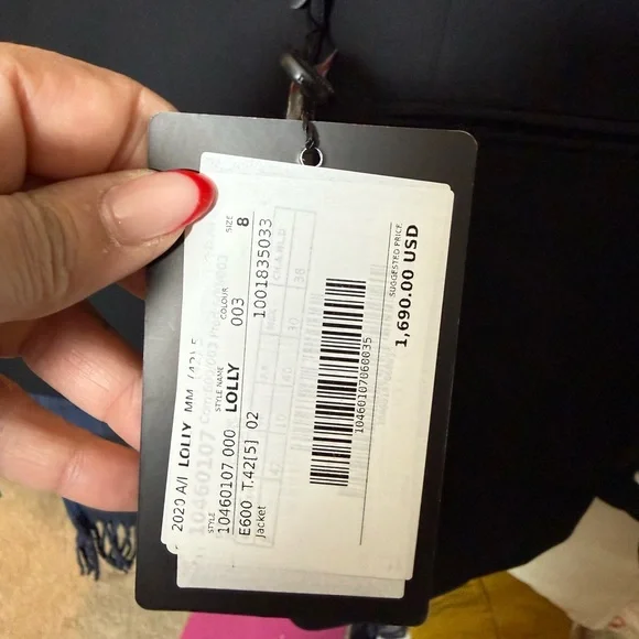 MaxMara Elegant Black Double-Breasted Blazer - Picture 10 of 11